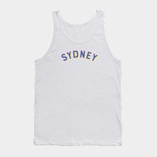 Sydney Australia Vintage Arched Type Tank Top